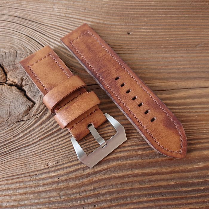 PROMOCJA! Pasek do zegarka 26 mm handmade skóra ręcznie robion