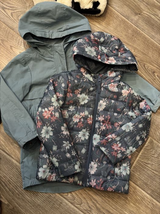 Куртки/жилетка на дівчинку весна 104-116