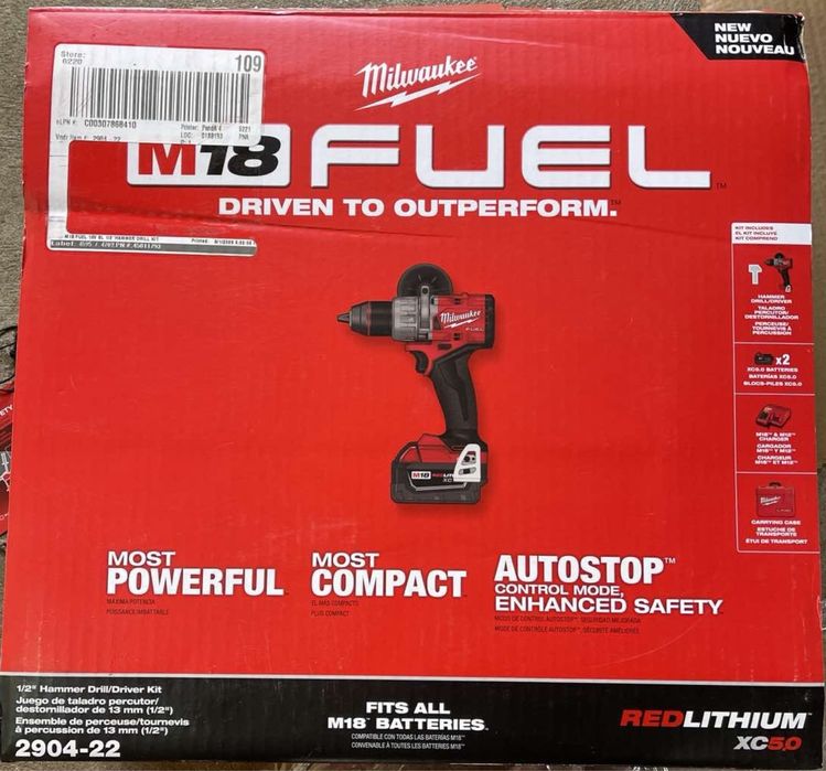 Milwaukee 2904-22 дрель ударна дрель-шуруповерт