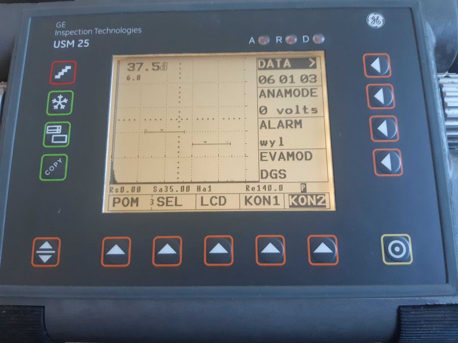 Defektoskop ultradźwiękowy Krautkramer USM25S DGS DAC UT ndt