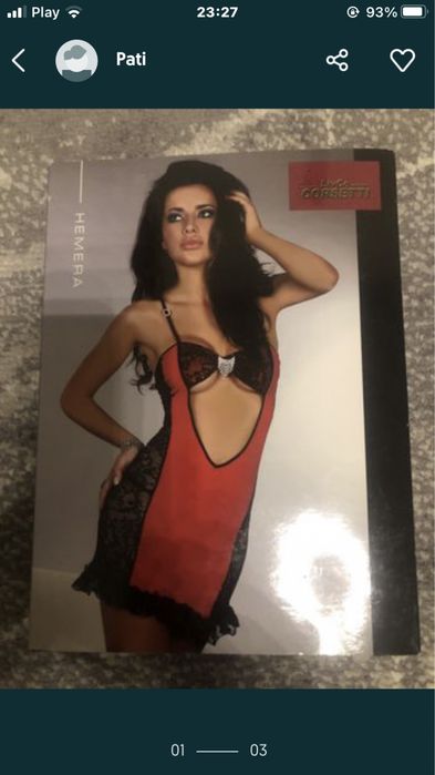 Nowa koszulka nocna Livia Corsetti/ obsessive