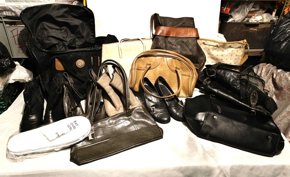 Conjunto Bolsas e Sapatos de Mulher