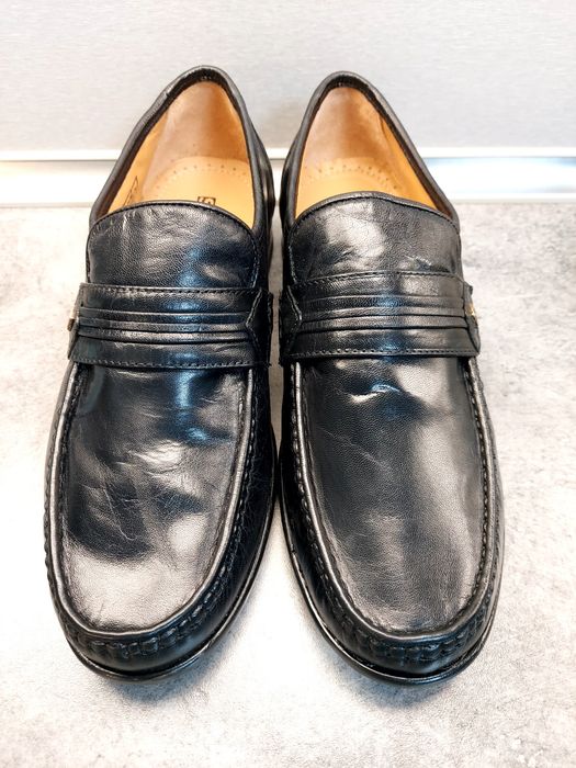 Loafersy Starc roz.42 ręcznie robione, skóra, buty wizytowe