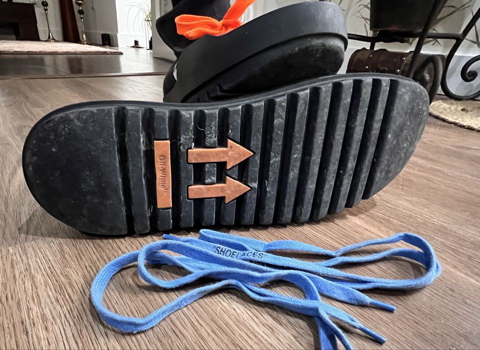 Off-White Wrap Hi-Top Sneakers.