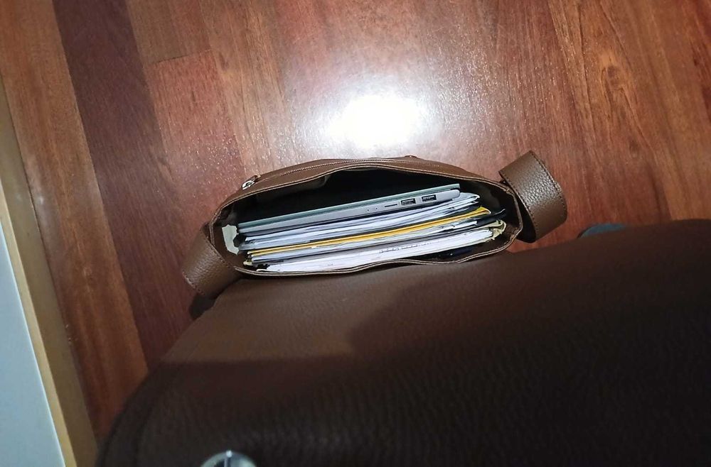 Bolsa de ombro para homem