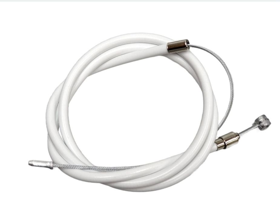 Nowa linka biała przod oraz tyl do rowero romet