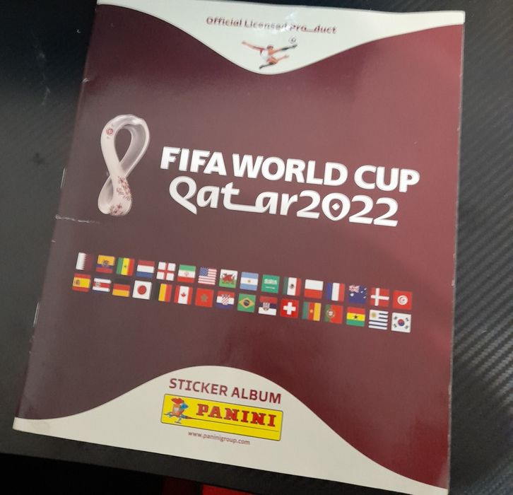 Caderneta da copa do mundo 2022