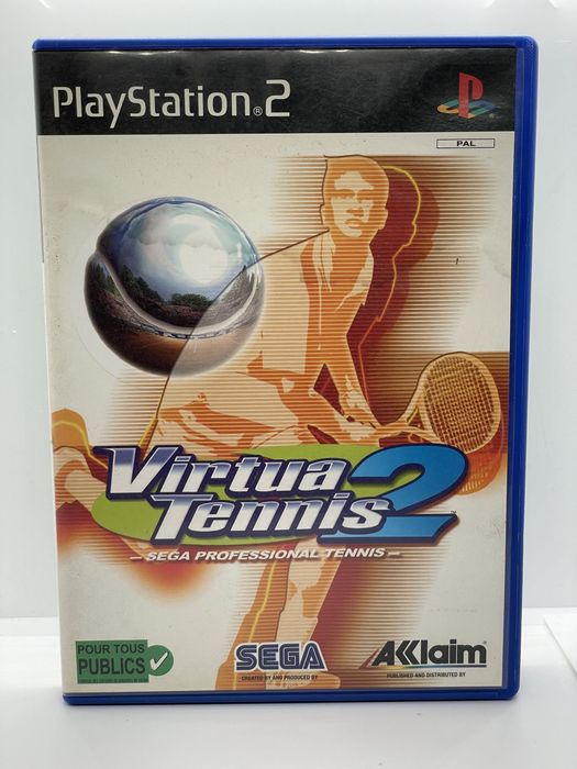 Virtua Tennis 2 PS2 Po Angielsku