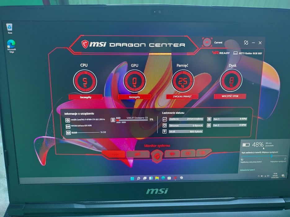 MSI GE73 Raider RGB 8RF