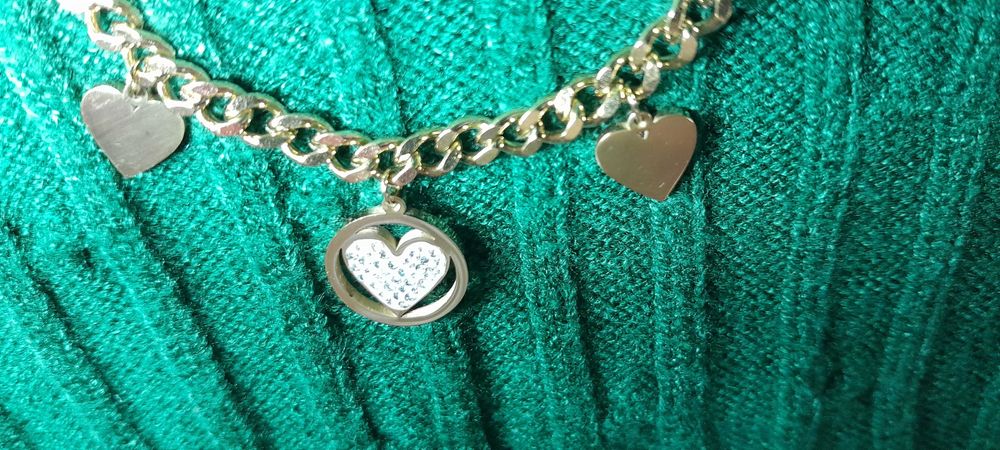 Bransoletka celebrytka serca