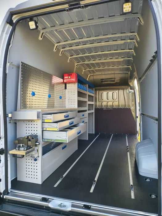 Zabudowa warsztatowa, serwisowa Master, Ducato, Sprinter, Crafter, TGE