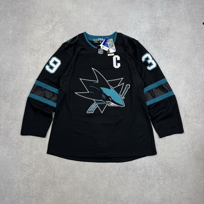 Хоккейная Форма Adidas San Jose Sharks Logan Couture #39 Captain