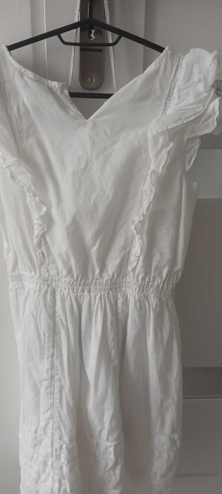Biała sukienka H&m rozm. 146-152