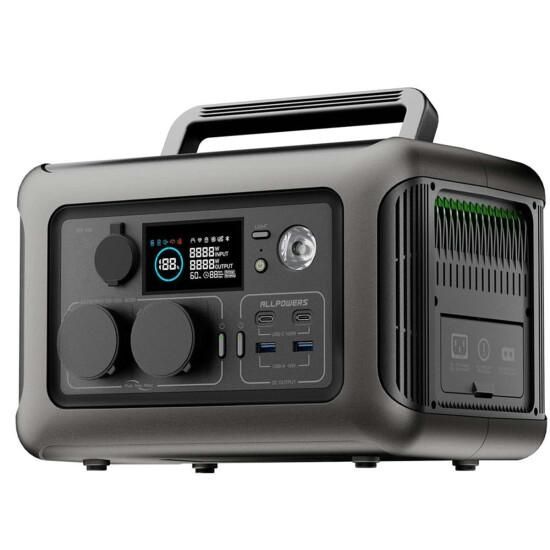 Зарядна станція Allpowers R600 600Вт 300Вт/г нова EU 230V LifePO4