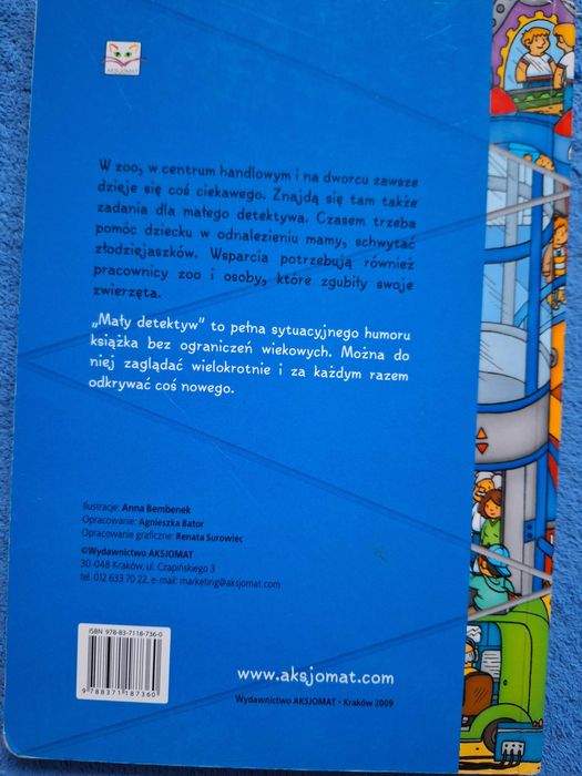 "Mały detektyw" szukaj szczegółów, poznawaj świat,  książka obrazkowa