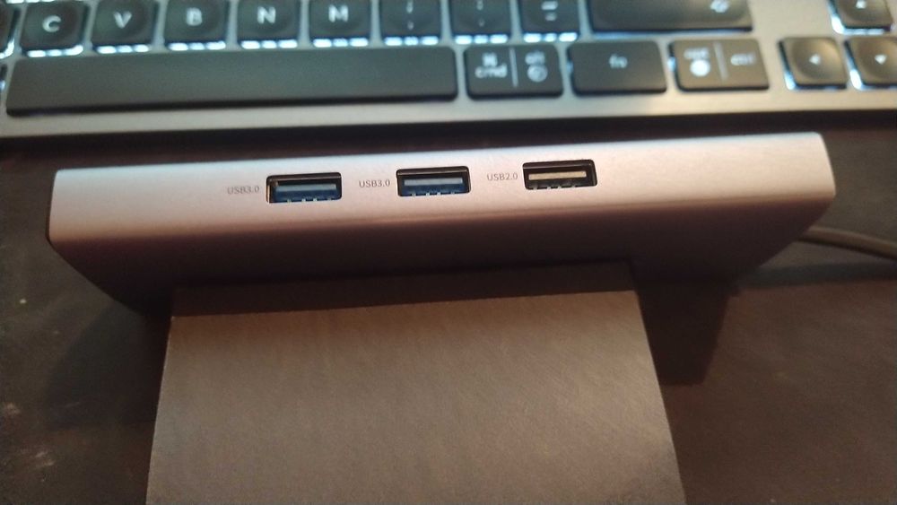 Docking USB-C Dual Monitor 4k USB3 Ethernet Baseus