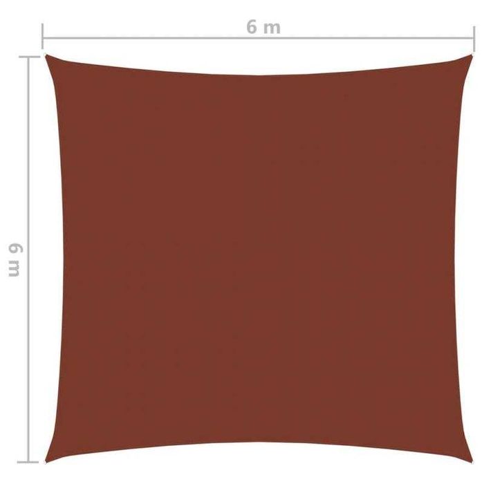 Toldo de Vela - Para-Sol Estilo Vela 6x6 m – Terracota