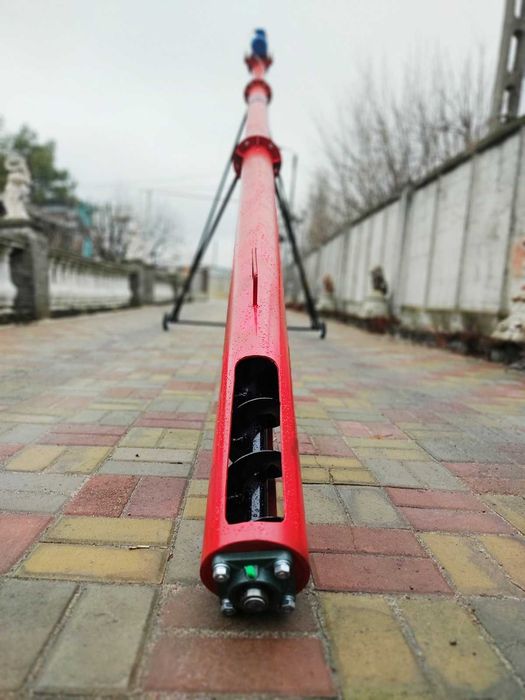 Шнек 133 мм*8 м,б/дв, шнековый навантажувач,  шнековий погрузчик зерна