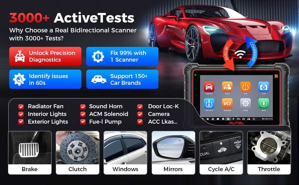 Máq. Diagnóstico Auto Autel MK900 Garantia Oficial Autel modelo 2025