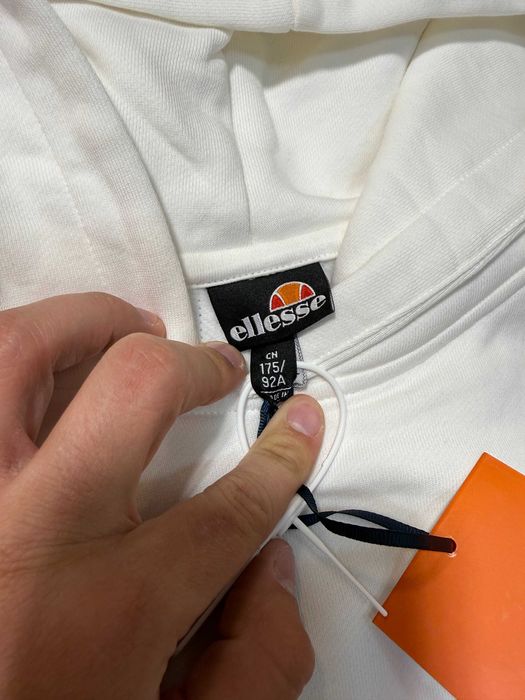 ОРИГІНАЛ Худі ELLESSE | Кофта Еліс | Світшот Еллісс в білому кольорі (ВСІ РОЗМІРИ)