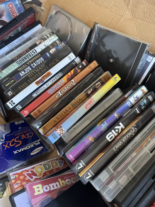 Lote de DVD’s jogos cds