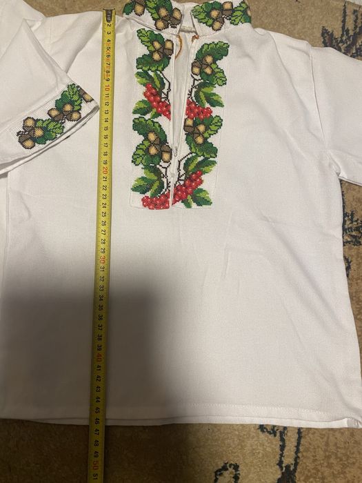 Вишивка для хлопчика на короткий рукав та довгий на 6-8 років