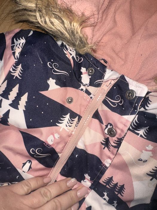 Зимовий комбінезон для дівчинки 1-2 роки