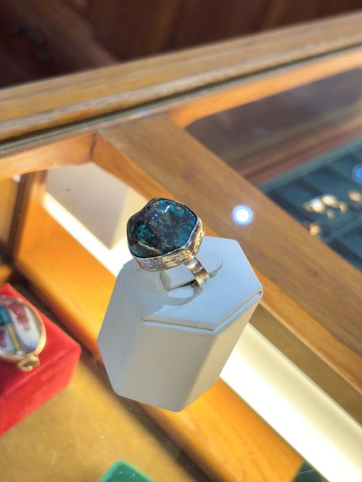 Srebrny pierścionek z Naturalnym Rubinem