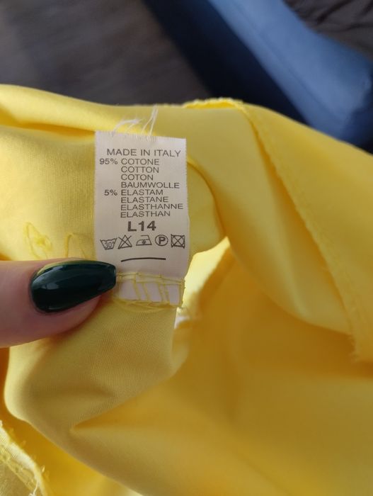 Bolerko żółte rozmiar L14