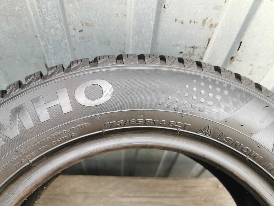 140) Opona - 175/65/14 - Kumho - 8.5mm - 1x2021 - Zimowa