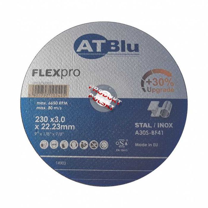 25 szt. tarcz do cięcia PRO stal/inox 230x3,0 super jakość super cena