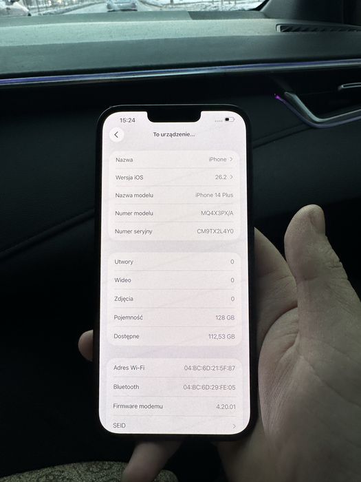 Apple iPhone 14 Plus 128gb czarny