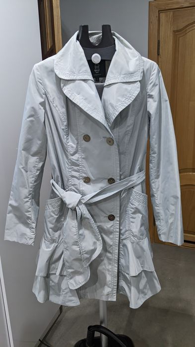 Женственный тренч жемчужного цвета Snow Owl