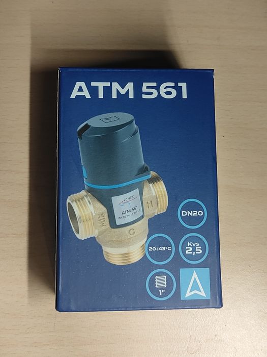 Zawór mieszający ATM561 DN20 20-43°C KVS 2.5