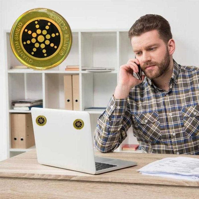 6 peças adesivo escudo quântico para telemovel etc...