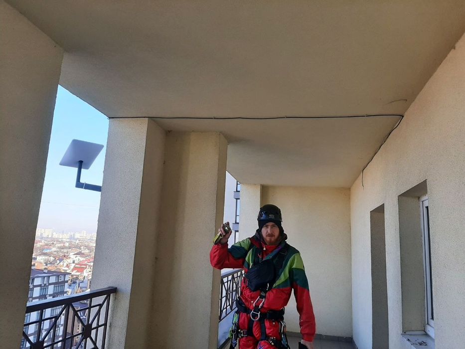 Монтаж старлинк Встановлення старлінк  Установка Starlink Starmax