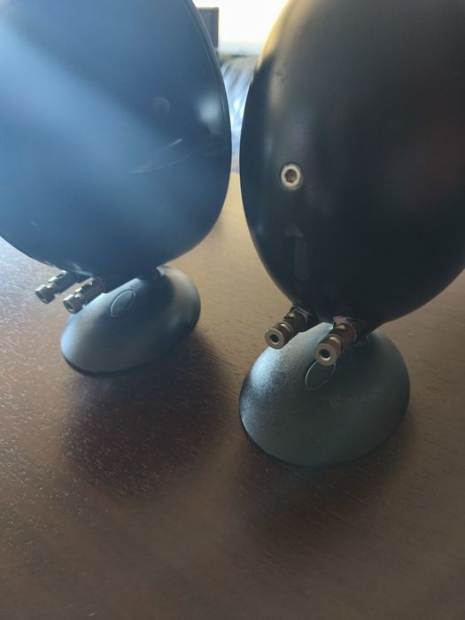 Par de Colunas Vintage KEF “Ovo” – HTS2001 (KHT 2005.2) Excelente Som