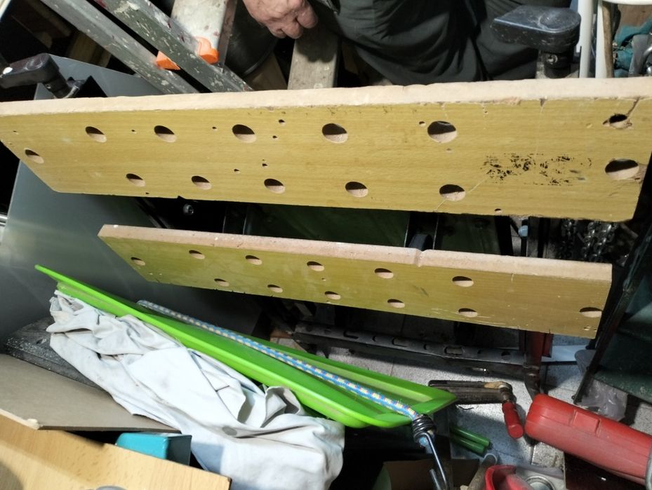 2 bancadas de trabalho dobráveis e reguláveis