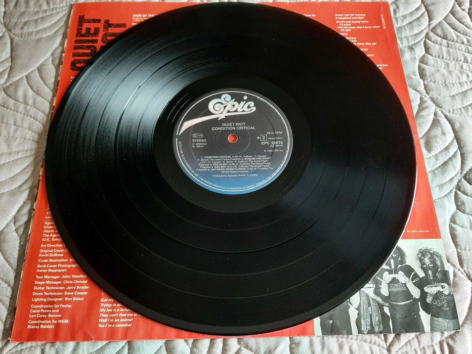 Quiet Riot - Condition Critical - Europa - Vinil LP