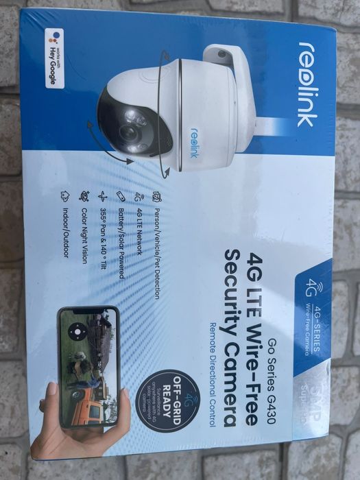 Câmara 4G a Bateria Go Series G430.
5MP Super HD (2880x1616)
1/3" CMOS Sensor
