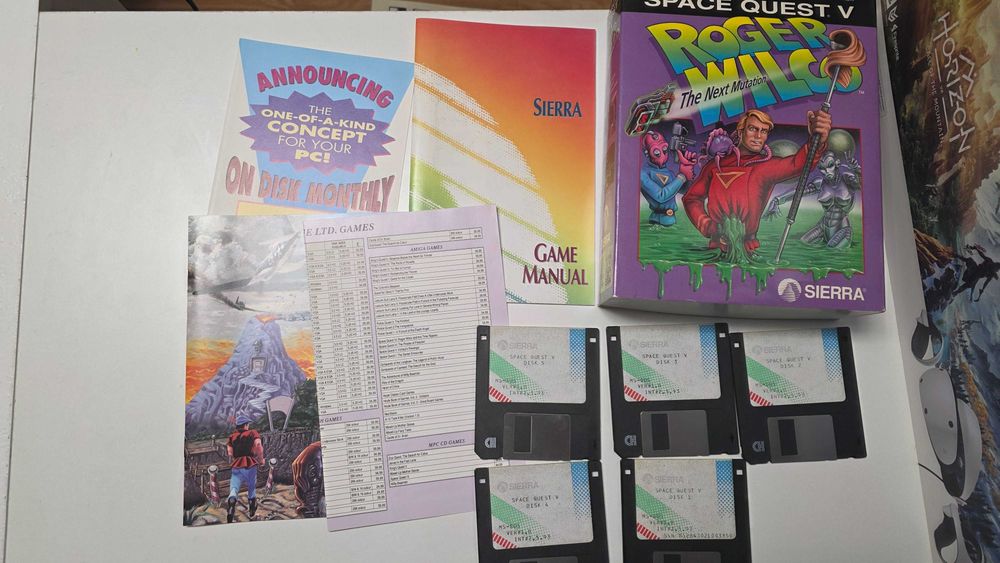 PC Space quest V premierowe wydanie big box