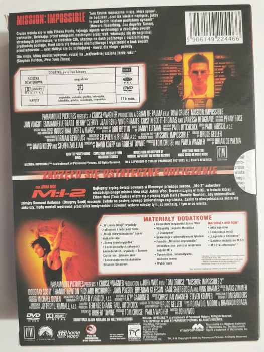 DVD. Mission Impossible. Mii-2