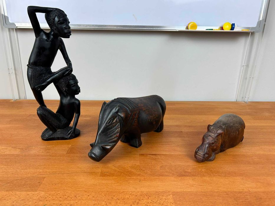Peças pequenas de arte africana