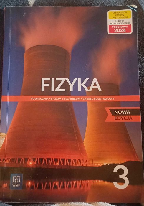 Sprzedam podręcznik do fizyki kl 3 WSiP