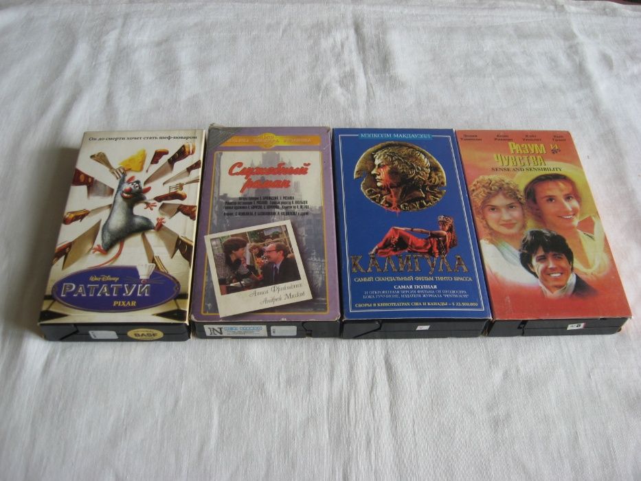 Кассеты видео с записью Panasonic, Sony, RAKS, SKC (180 - 240 мин)