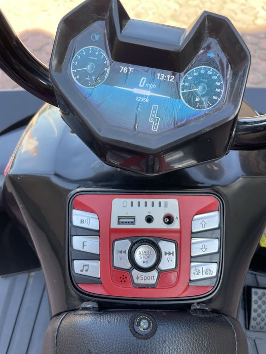 Дитячий електро- квадроцикл Bambi M 3607EL-2-3(24V) 4 х 45W