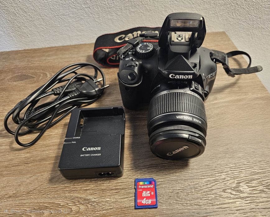 Фотоапарат Canon 550D + 18-55mm Kit + SD 8Gb (Пробіг 19420)
