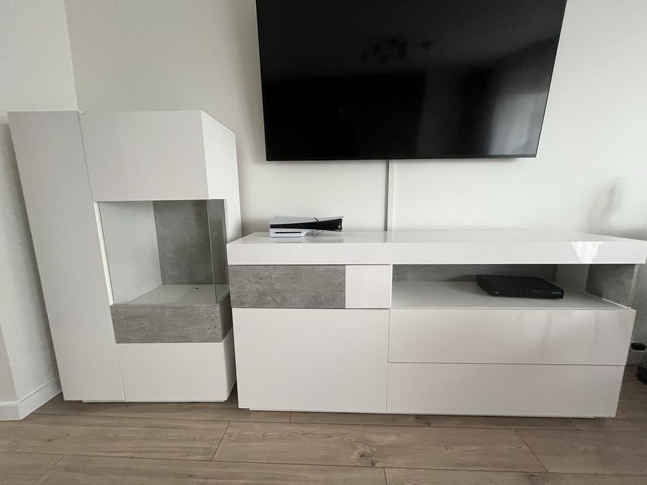 Meble do salonu, komoda + witryna