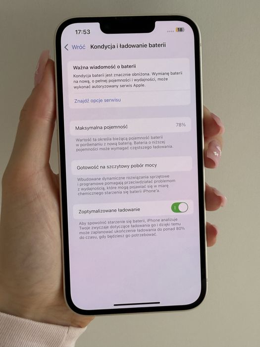 Iphone 14 biały 128gb używany