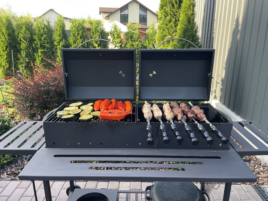 Професійний мангал-гриль 4 мм, 1 метр для барбекю